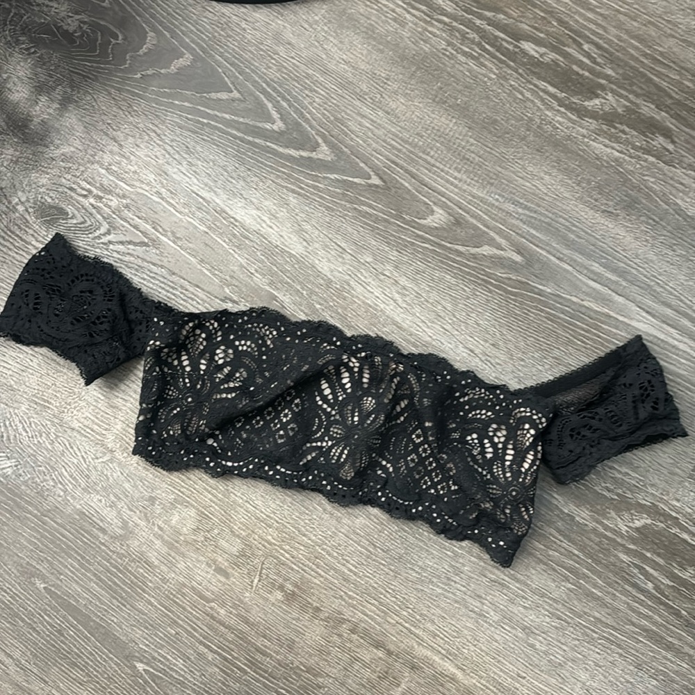Victoria secret off the shoulder bandeau style bra/top